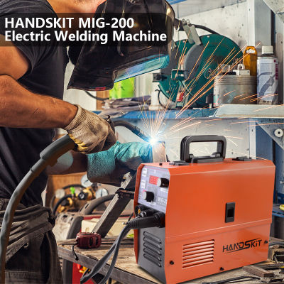 Handskit MIG-200 3-IN-1เครื่องเชื่อมไม่มีแก๊สมิก/ก๊าซ Mig/mma เครื่องเชื่อมไฟฟ้าชุดเชื่อมเครื่องเชื่อม220V EU ชุดเครื่องเชื่อมเชื่อมการเชื่อมฟลักซ์การเชื่อมอาร์ค