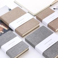 Blank and Grid Paper Notebook Linen Hard Cover  256 Pages Bullet 80 GSM Journal Planner Office School Supplies Stationery Note Books Pads