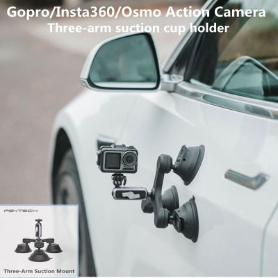 ถ้วยดูด Insta360ตัวยึดติดตั้งกล้องเพื่อการกีฬาในรถยนต์สำหรับ Gopro 11 10 /Dji Action 3อุปกรณ์เสริมขายึด