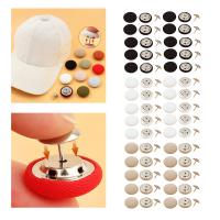 20 Pieces Colored Round Button Sewing Accessories Overcoat DIY Fabric Covered Buttons Sewing Button for Jacke Bags Baseball Cap Haberdashery