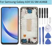 หน้าจอ Lcd Samsung A34(5G) / A346B จอชุด จอพร้อมทัชสกรีน จอ+ทัช Lcd Display อะไหล่มือถือ หน้าจอ Samsung A34(5G)/A346B