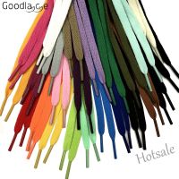 【hot sale】۞ D18 120-140CM Long Polyester Flat Boot Laces Shoelaces 8mm Wide for Casual Sport Shoes Sneaker Various Colors