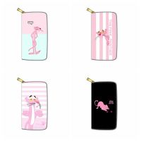 [COD] Pink Cartoon Double-sided Wallet Mid-length Clutch Going Out Coin Purse Customizable Pattern