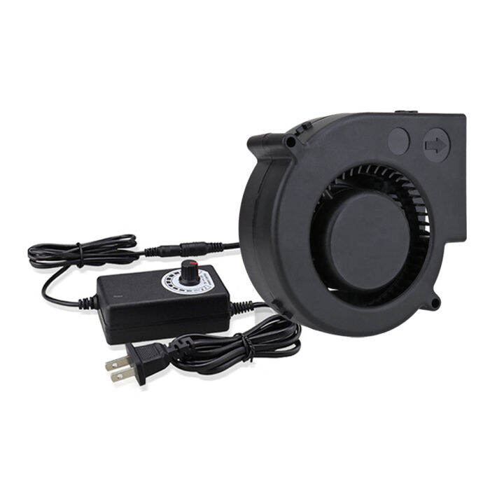 97mm-turbo-blower-fan-12v-dc-female-connector-97x94x33mm-centrifugal-cooling-fan-w-ac-100v-220v-power-adapter-adjustable-speed