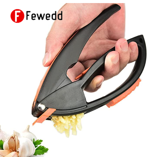 Garlic Press, Garlic Mincing & Crushing Tool,Easy-Squeeze Ergonomic ...