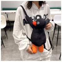 38cm Penguin Backpack Cartoon Cute Penguin Plush Toy Soft Stuffed Animal Shoulder Bag for Kids Girls Birthday Best Gifts