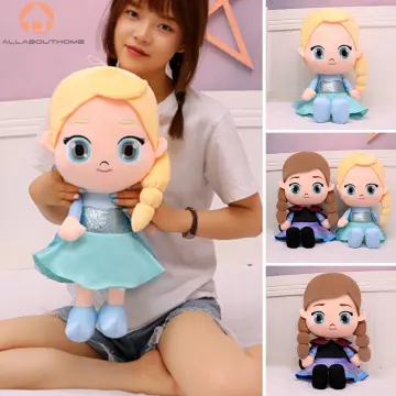 Original Disney Tiana Princess Plush Toy Stuffed Dolls 40cm High Quality  Birthday Gift For Children