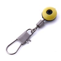 HENGJIA 50PCSBag Fishing Float Bobber Space Beans Interlock Snap Connector Sea Fishing Lure