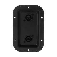 Audio Gool Jack Plate Socket Junction Box Clip Guitar Dual Large for SpeakOn PA Speaker Cabinets