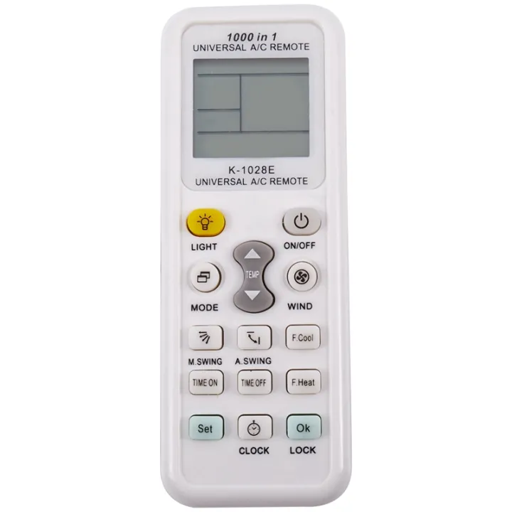 Universal Wireless K-1028E 1000 In 1 Ac Digital Lcd Remote Control For ...