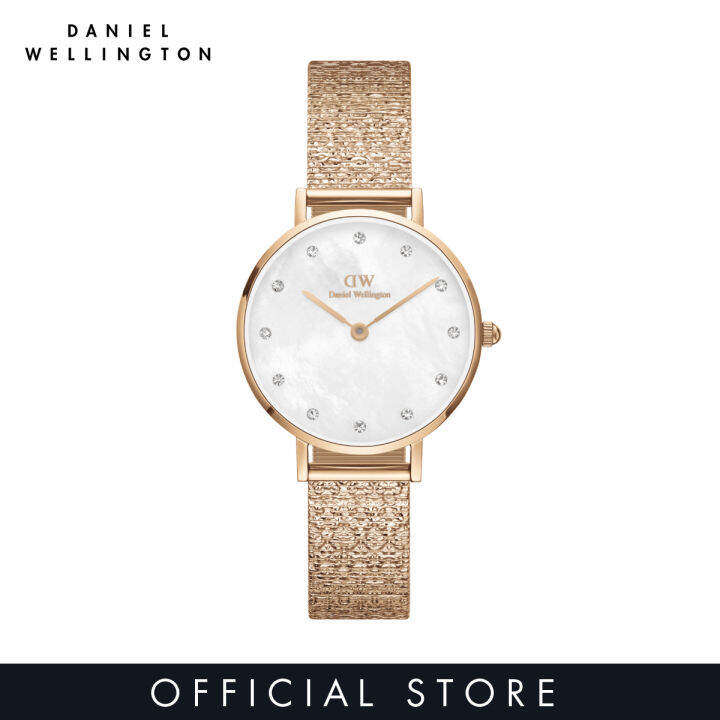 Daniel Wellington Petite 28mm Pressed Studio Lumine Rose Gold MOP