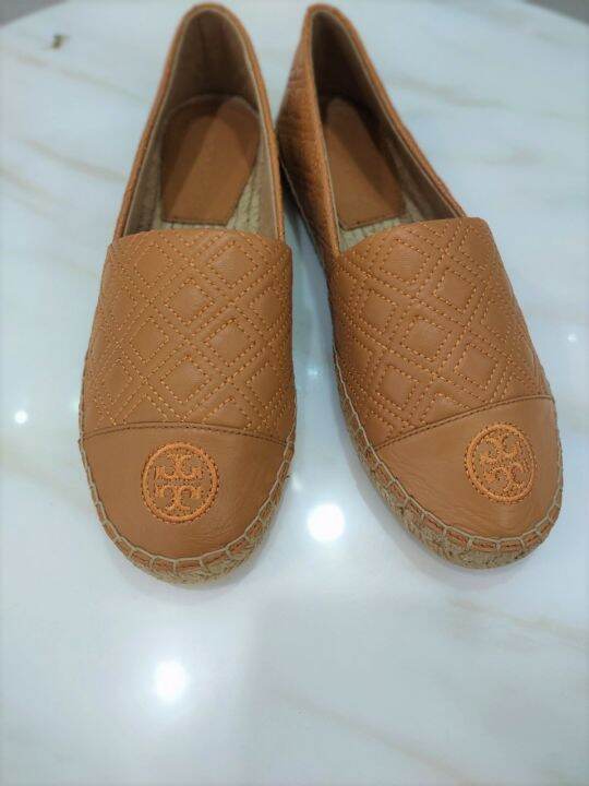 GIÀY SLIP ON TORY BURCH Quilted Flat Espadrille, AUTHENIC 