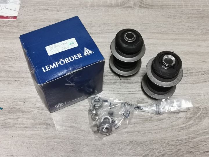 บูชปีกนกล้อหน้า-บูชคานปีกนกล้อหน้า-benz-w124-230e-300e-e220-e280-ยี่ห้อ-lemforder