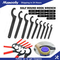 Manooby 22-72มม.เครื่องมือประแจปรับจักรยานจักรยานยนต์โช้คอัพ Spanner โหลดก่อน Hook C เครื่องมือประแจชุด Universal Hand Tool