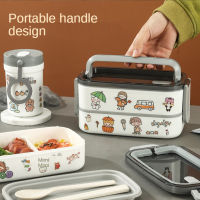 DIY double-layer lunch box, lunch box, salad, office worker, Japanese-style lightweight microwave oven heating lunch box