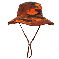 Outfly Camouflage Beach Hat Outdoor Sun protection UV Protection Wide Brim Bucket Hat Cowboy Hat Fishermans Hat