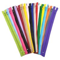 ■☫▥ 10Pcs 3 7.5Cm-60Cm (3-24 Inches) Closed Nylon Coil Zipper Suitable For Clothes 20 Colors Zippers For Sewing