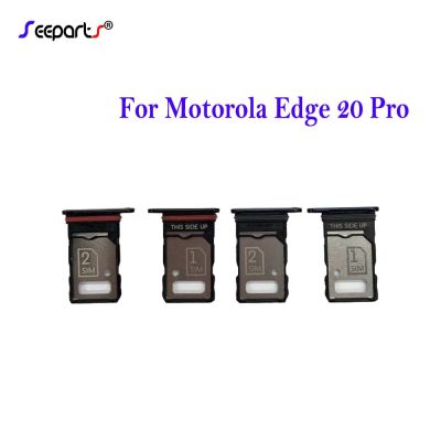 สำหรับ Motorola Edge 20 Pro ถาดกระเป๋าเก็บบัตรที่ใส่ถาดการ์ดอะแดปเตอร์สำหรับ Motorola Edge S Pro Crad Trad Tray Xt2153-1