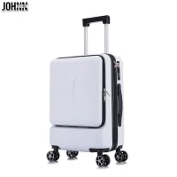 Johnn Suitcases front open trolley case female suitcase 20 inch men