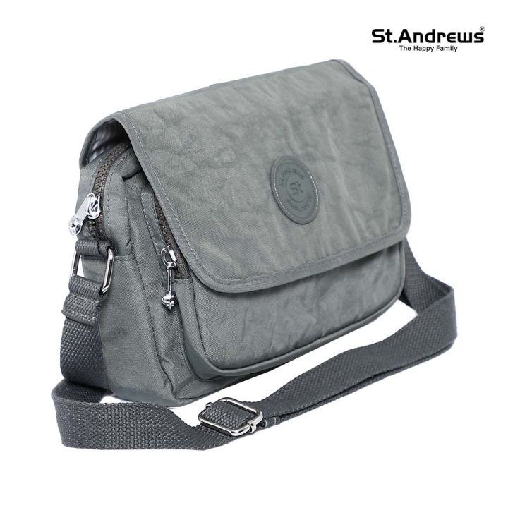 st-andrews-กระเป๋าสะพาย-cross-body-รุ่น-ssh1005-สีเทาอมเขียว