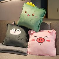 Pillow Covers And Office Nap Pillow Pillows Car Cushion For Leaning On Of Vehicle Air Conditioning Blanket In One Car 【AUG】