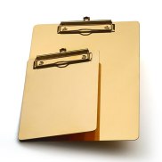 Metal Writing Sheet Pad Clipboard Menu Data File Storage Folder For Office