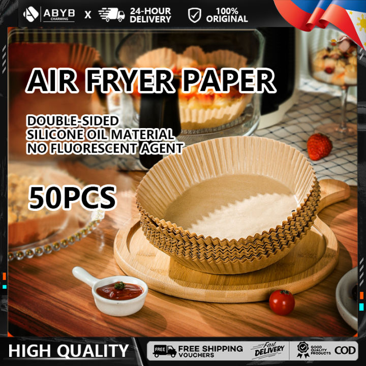 50pcs/pack Air Fryer Accessories, Silicone Oil Cup & Non-stick