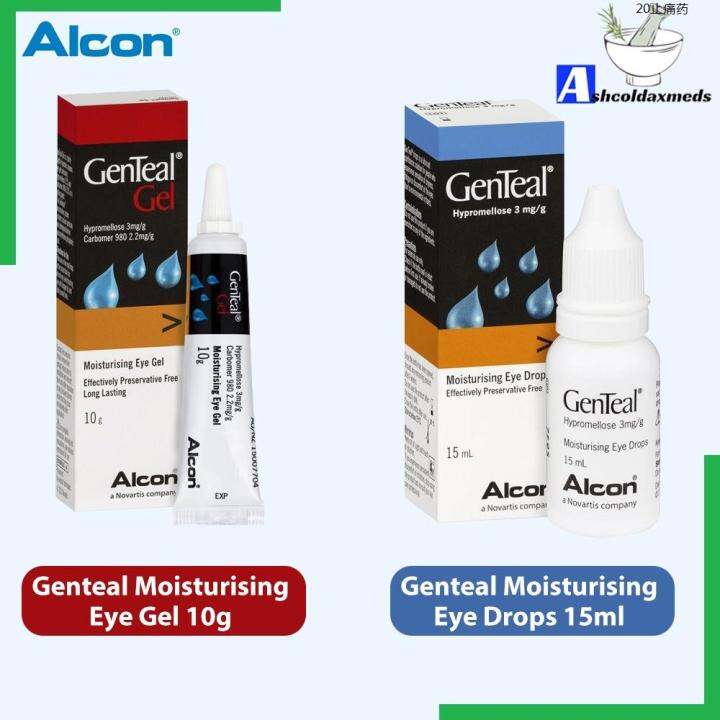 100 genuine Alcon Genteal Moisturising Eye Gel 10g(EXP 042023) Eye Drops 10ml☂ Lazada