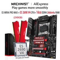 MACHINIST X99 Motherboard Set LGA 2011-3 Kit Xeon E5 2690 V4 CPU 16GB(2*8G) DDR4 RAM 2666mhz Memory Nvme M.2 SATA MR9A PRO MAX