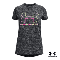 Under Armour UA Girls Tech™ Big Logo Twist Short Sleeve อันเดอร์ อาร์เมอร์ เสื้อออกกำลังกายสำหรับเด็กผู้หญิง