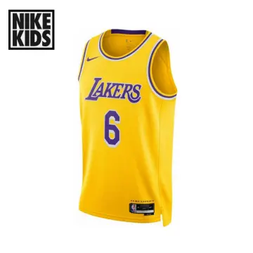 NBA JERSEY SET FOR KIDS LOS ANGELES LAKERS LEBRON JAMES NO.6