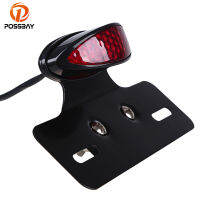 POSSBAY Motorcycle Taillight Universal R Motocross Motorbike LED ke Stop turn indicator lamp clearRede Tail Light