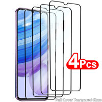 4Pcs Full Tempered Glass For Xiaomi Redmi Note 8 9 10 Pro Screen Protector For Poco X3 Pro NFC M3 F3 10T Protective Glass Film