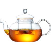 Factory direct supply 600800 1000 ml handmade thickened glass teapot with high borosilicate