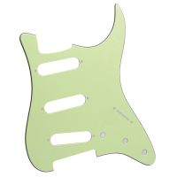 WK-NO Mounting Hole Mint Green 3Ply Back Plate Guitar Pickguard SSS For FD St Guitar Parts