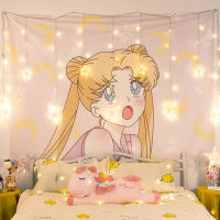 Kawaii Room Decor Anime Tapestry Kawaii Room Decor Tapestry Woman Girls Bedroom Decor Wall Hanging Pink Tapestry Room Decor