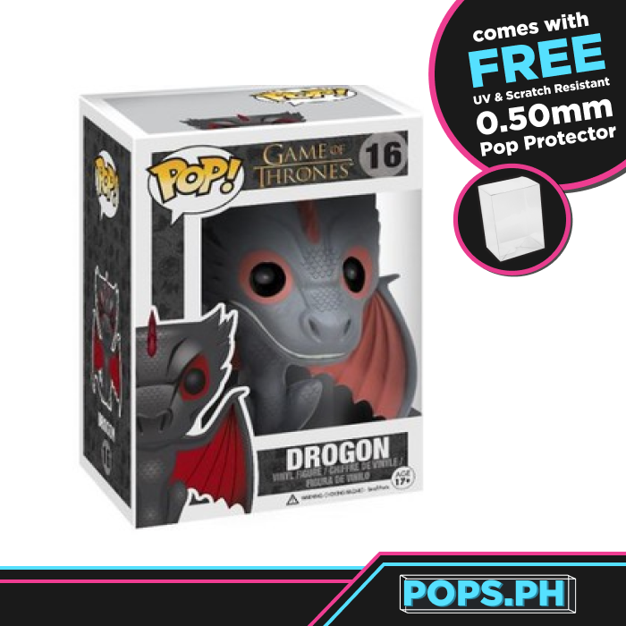 Game Of Thrones Funko Pop Vinyl Figure Drogon 16 With Protective