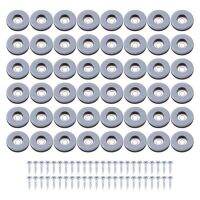 288Pcs Furniture Gliders PTFE Easy Moving Sliders with Screw Floor Protector for Tiled Hardwood Floors(25mm Round)