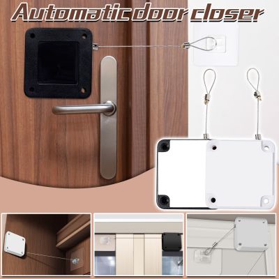 1 PCS Punch free Automatic Sensor Door Closer Portable Home Office Doors Off Supply Automatically Close Automatic Door Closer