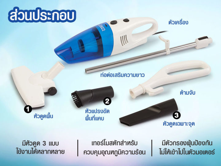 otto-เครื่องดูดฝุ่น-รุ่น-hv-092-สีฟ้า-ประกัน-1-ปี