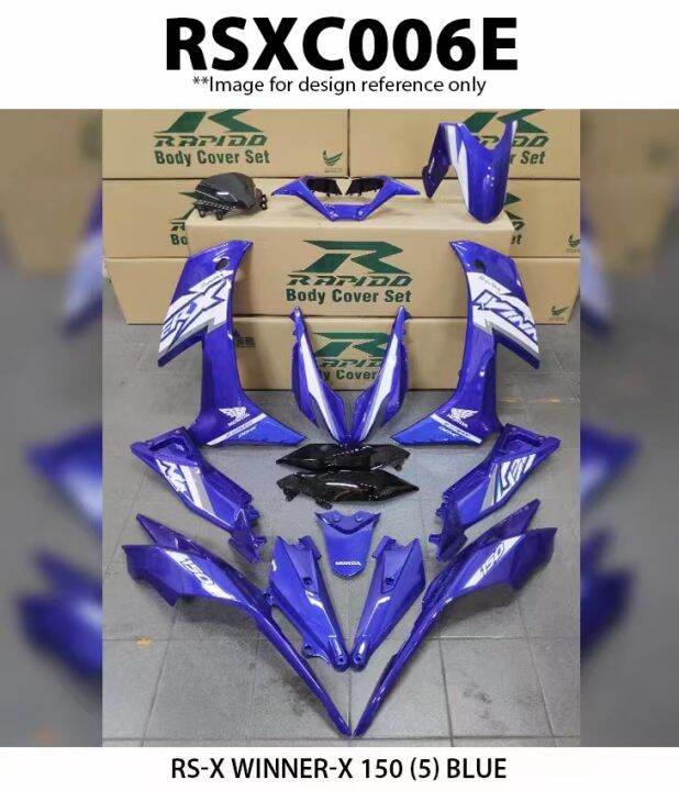 Rapido Cover Set Honda Rs X Winner X Red Blue Silver