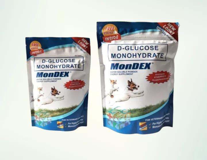 Mondex Dextrose Powder Energy Supplement for Dogs and Cats D Glucose