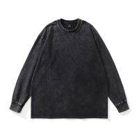 Spenzer.street | ?  Black faded sweater เสื้อโอเวอร์ไซส์ เสื้อผ้าสตรีท เสื้ออปป้า เกาหลี เสื้อy2k ทราวิส ฮิต 2022 มาใหม่