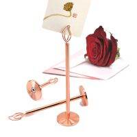 【cw】 Plated Metal Platform Number Plate Wedding Card Holder Business Banquet Table Sign