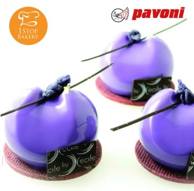 Pavoni PX4307S Professional Mould 40x30 NR.12 Moon Mignon/พิมพ์ซิลิโคน
