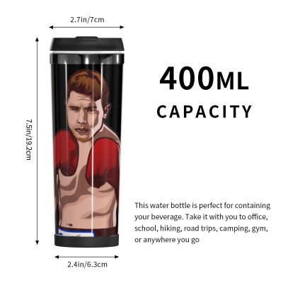 Double Insulated Water Cup Saul Canelos Alvarez Unique R257 Heat Insulation multi function cups Vacuum flask Mug Funny Novelty