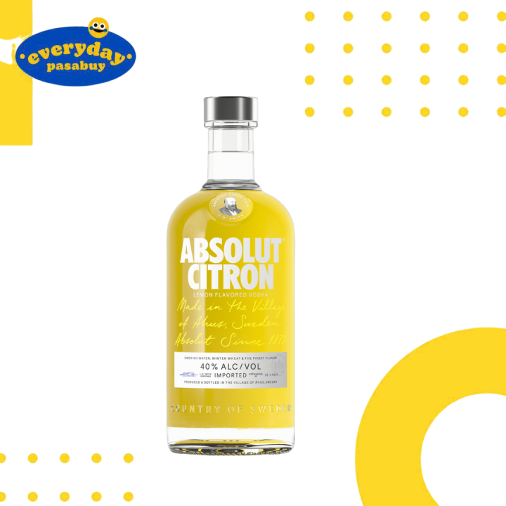 Absolut Citron Vodka 700ml | Lazada PH