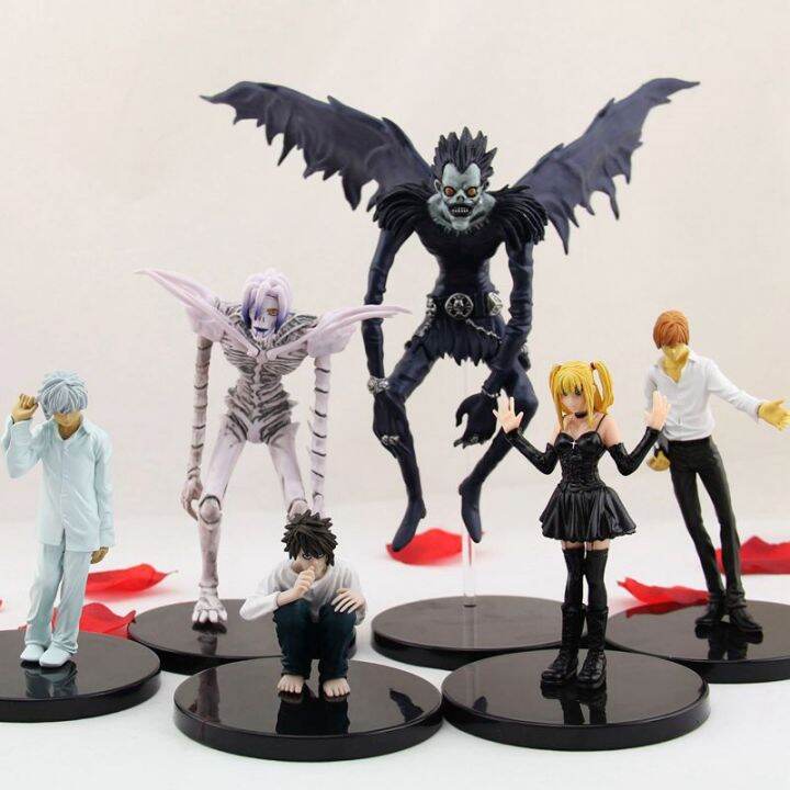 6 Styles Anime Figurine Death Note Action Figure Ryuuku Yagami Light