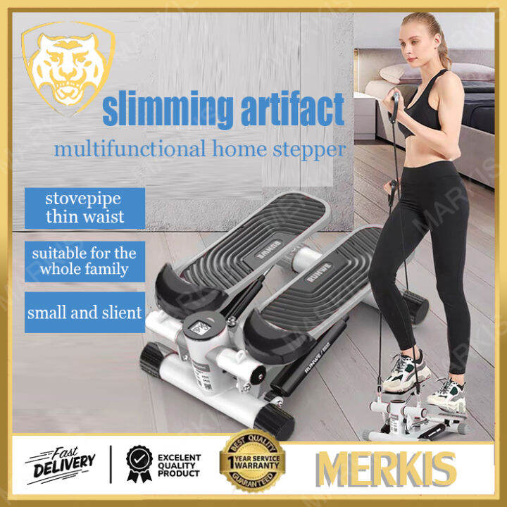 Air Stair Climber Stepper Exercise Machine With Yoga Rope Pedal Stepper