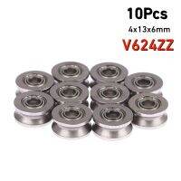 10ชิ้นบอลปิดผนึกมีร่อง V624zz 4X13x6mm V Bea เครื่องรางล้อปัก V624 Bea